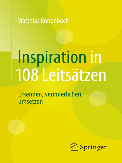 Title details for Inspiration in 108 Leitsätzen by Matthias Ennenbach - Available